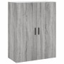 Aparador alto madera contrachapada gris sonoma 69,5x34x180 cm de vidaXL, Aparadores - Ref: Foro24-3195697, Precio: 151,26 €, ...