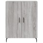 Aparador alto madera contrachapada gris sonoma 69,5x34x180 cm de vidaXL, Aparadores - Ref: Foro24-3195697, Precio: 151,26 €, ...