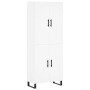 Tall white plywood sideboard 69.5x34x180 cm by vidaXL, Sideboards - Ref: Foro24-3195699, Price: 167,05 €, Discount: %