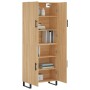 High oak-colored plywood sideboard 69.5x34x180 cm by vidaXL, Sideboards - Ref: Foro24-3195702, Price: 168,78 €, Discount: %