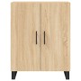 High oak-colored plywood sideboard 69.5x34x180 cm by vidaXL, Sideboards - Ref: Foro24-3195702, Price: 168,78 €, Discount: %