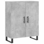 Tall plywood gray concrete sideboard 69.5x34x180 cm by vidaXL, Sideboards - Ref: Foro24-3195703, Price: 169,75 €, Discount: %