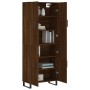 Tall oak brown plywood sideboard 69.5x34x180 cm by vidaXL, Sideboards - Ref: Foro24-3195706, Price: 162,99 €, Discount: %