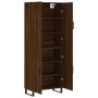 Aparador alto madera contrachapada marrón roble 69,5x34x180 cm de vidaXL, Aparadores - Ref: Foro24-3195706, Precio: 162,99 €,...