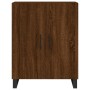 Aparador alto madera contrachapada marrón roble 69,5x34x180 cm de vidaXL, Aparadores - Ref: Foro24-3195706, Precio: 162,99 €,...