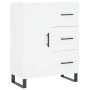 Tall white plywood sideboard 69.5x34x180 cm by vidaXL, Sideboards - Ref: Foro24-3195923, Price: 170,85 €, Discount: %