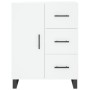 Tall white plywood sideboard 69.5x34x180 cm by vidaXL, Sideboards - Ref: Foro24-3195923, Price: 170,85 €, Discount: %