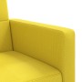 Sofá cama con cojines tela amarillo claro de vidaXL, Sofás - Ref: Foro24-351879, Precio: 240,08 €, Descuento: %