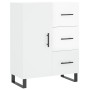 Tall white glossy plywood sideboard 69.5x34x180 cm by vidaXL, Sideboards - Ref: Foro24-3195925, Price: 189,46 €, Discount: %