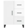 Tall white glossy plywood sideboard 69.5x34x180 cm by vidaXL, Sideboards - Ref: Foro24-3195925, Price: 189,46 €, Discount: %