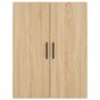 Aparador alto madera contrachapada color roble 69,5x34x180 cm de vidaXL, Aparadores - Ref: Foro24-3195926, Precio: 178,99 €, ...