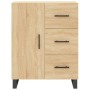 Aparador alto madera contrachapada color roble 69,5x34x180 cm de vidaXL, Aparadores - Ref: Foro24-3195926, Precio: 178,99 €, ...