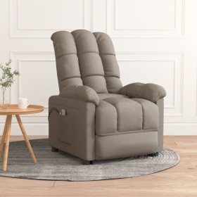 Sillón de masaje elevable tela gris taupé de vidaXL, Sillones de masaje eléctricos - Ref: Foro24-3100360, Precio: 373,99 €, D...