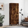 Aparador alto madera contrachapada roble ahumado 69,5x34x180 cm de vidaXL, Aparadores - Ref: Foro24-3195928, Precio: 176,42 €...