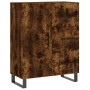 Aparador alto madera contrachapada roble ahumado 69,5x34x180 cm de vidaXL, Aparadores - Ref: Foro24-3195928, Precio: 176,42 €...