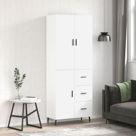 Tall white plywood sideboard 69.5x34x180 cm by vidaXL, Sideboards - Ref: Foro24-3196027, Price: 168,69 €, Discount: %