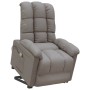 Liftable massage chair taupe gray fabric by vidaXL, Electric massage chairs - Ref: Foro24-3100360, Price: 373,99 €, Discount: %