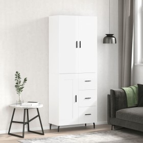 High glossy white plywood sideboard 69.5x34x180 cm by vidaXL, Sideboards - Ref: Foro24-3196029, Price: 171,99 €, Discount: %