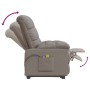 Liftable massage chair taupe gray fabric by vidaXL, Electric massage chairs - Ref: Foro24-3100360, Price: 373,99 €, Discount: %