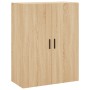 Aparador alto madera contrachapada color roble 69,5x34x180 cm de vidaXL, Aparadores - Ref: Foro24-3196030, Precio: 153,51 €, ...