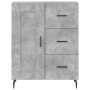 Aparador alto madera contrachapada gris hormigón 69,5x34x180 cm de vidaXL, Aparadores - Ref: Foro24-3196031, Precio: 156,90 €...