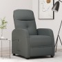 Sillón reclinable eléctrico de tela gris oscuro de vidaXL, Sillones - Ref: Foro24-3073597, Precio: 200,74 €, Descuento: %