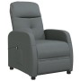 Sillón reclinable eléctrico de tela gris oscuro de vidaXL, Sillones - Ref: Foro24-3073597, Precio: 200,74 €, Descuento: %