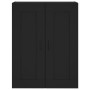 Wall cabinets 2 units engineered wood black by vidaXL, Sideboards - Ref: Foro24-3198034, Price: 162,19 €, Discount: %