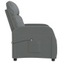 Sillón reclinable eléctrico de tela gris oscuro de vidaXL, Sillones - Ref: Foro24-3073597, Precio: 200,74 €, Descuento: %