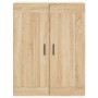 Armarios de pared 2 uds madera de ingeniería roble Sonoma de vidaXL, Aparadores - Ref: Foro24-3198036, Precio: 120,19 €, Desc...