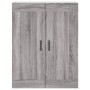 Armarios de pared 2 uds madera de ingeniería gris Sonoma de vidaXL, Aparadores - Ref: Foro24-3198039, Precio: 123,67 €, Descu...