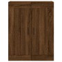 Armarios de pared 2 uds madera de ingeniería marrón roble de vidaXL, Aparadores - Ref: Foro24-3198040, Precio: 157,69 €, Desc...