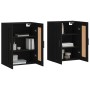 Armarios de pared 2 uds madera de ingeniería negro de vidaXL, Aparadores - Ref: Foro24-3198042, Precio: 163,59 €, Descuento: %