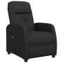 Sillón reclinable eléctrico de tela negro de vidaXL, Sillones - Ref: Foro24-3073598, Precio: 203,87 €, Descuento: %