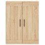 Armarios de pared 2 uds madera de ingeniería roble Sonoma de vidaXL, Aparadores - Ref: Foro24-3198044, Precio: 154,23 €, Desc...