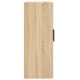 Armarios de pared 2 uds madera de ingeniería roble Sonoma de vidaXL, Aparadores - Ref: Foro24-3198044, Precio: 154,23 €, Desc...