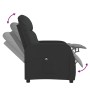 Sillón reclinable eléctrico de tela negro de vidaXL, Sillones - Ref: Foro24-3073598, Precio: 203,87 €, Descuento: %