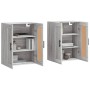 Wall cabinets 2 pcs Sonoma gray engineered wood by vidaXL, Sideboards - Ref: Foro24-3198047, Price: 124,87 €, Discount: %