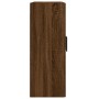 Armarios de pared 2 uds madera de ingeniería marrón roble de vidaXL, Aparadores - Ref: Foro24-3198048, Precio: 124,67 €, Desc...