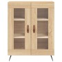 Aparador alto madera contrachapada color roble 69,5x34x180 cm de vidaXL, Aparadores - Ref: Foro24-3198252, Precio: 164,99 €, ...