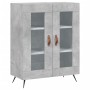 Concrete gray plywood tall sideboard 69.5x34x180 cm by vidaXL, Sideboards - Ref: Foro24-3198253, Price: 157,99 €, Discount: %