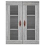 Aparador alto madera contrachapada gris sonoma 69,5x34x180 cm de vidaXL, Aparadores - Ref: Foro24-3198255, Precio: 165,67 €, ...