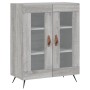 High sideboard sonoma gray plywood 69.5x34x180 cm by vidaXL, Sideboards - Ref: Foro24-3198255, Price: 165,67 €, Discount: %