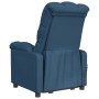 Sillón de masaje elevable de tela azul de vidaXL, Sillones de masaje eléctricos - Ref: Foro24-3100362, Precio: 394,53 €, Desc...