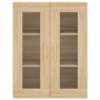 Aparador alto madera contrachapada color roble 69,5x34x180 cm de vidaXL, Aparadores - Ref: Foro24-3198268, Precio: 156,99 €, ...