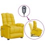 Sillón de masaje elevable de tela amarillo de vidaXL, Sillones de masaje eléctricos - Ref: Foro24-3100363, Precio: 355,99 €, ...