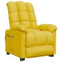 Sillón de masaje elevable de tela amarillo de vidaXL, Sillones de masaje eléctricos - Ref: Foro24-3100363, Precio: 355,99 €, ...