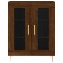 Aparador alto madera contrachapada marrón roble 69,5x34x180 cm de vidaXL, Aparadores - Ref: Foro24-3198272, Precio: 169,99 €,...