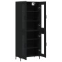 Aparador alto madera contrachapada negro 69,5x34x180 cm de vidaXL, Aparadores - Ref: Foro24-3198274, Precio: 168,09 €, Descue...