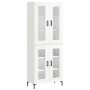 Tall white glossy plywood sideboard 69.5x34x180 cm by vidaXL, Sideboards - Ref: Foro24-3198275, Price: 177,99 €, Discount: %